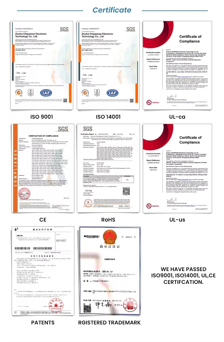 Certifications