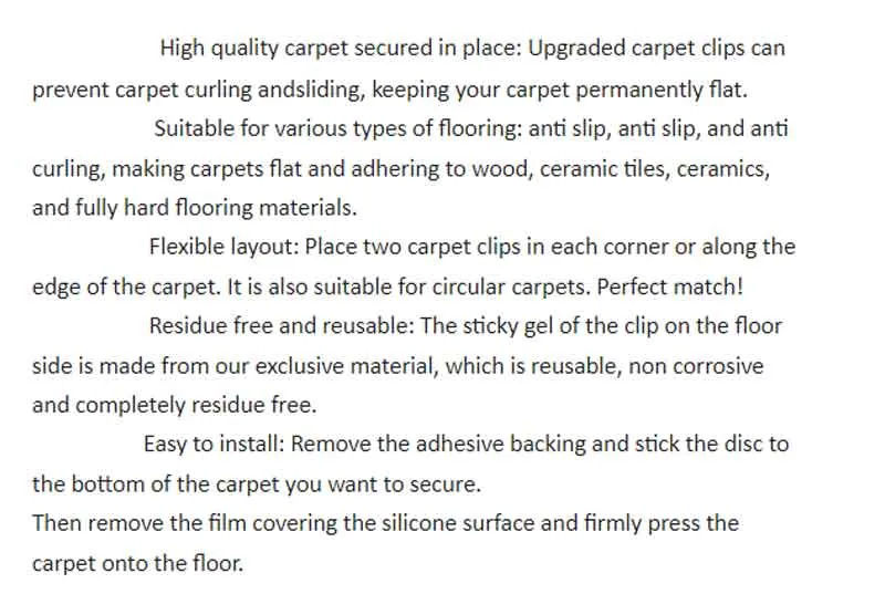 Rug Pad Application 1