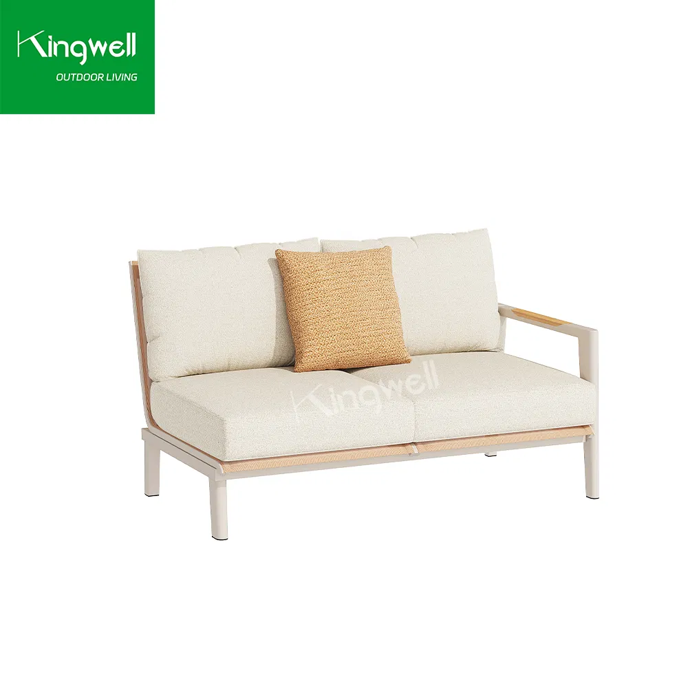 Patio Hotel Olifen Fabric Aluminum Waterproof Outdoor Sofa Set Garden Furniture for Project