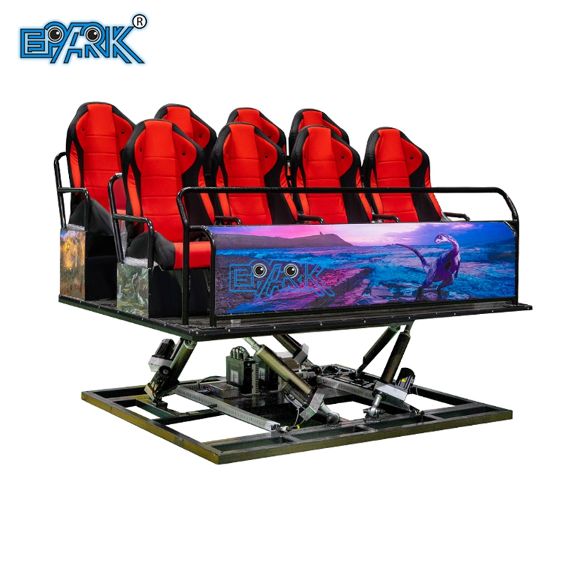 5D Cinema 8 Chairs Amusement Park Simulator Equipment Indoor 9d Vr Machine Home Theater