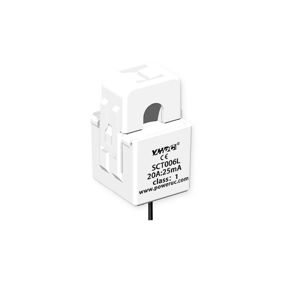 CE/RoHS Yhdc-Sct006L Clamp on CT Sensor Split Core Current Transformer 20A/25mA 800turns