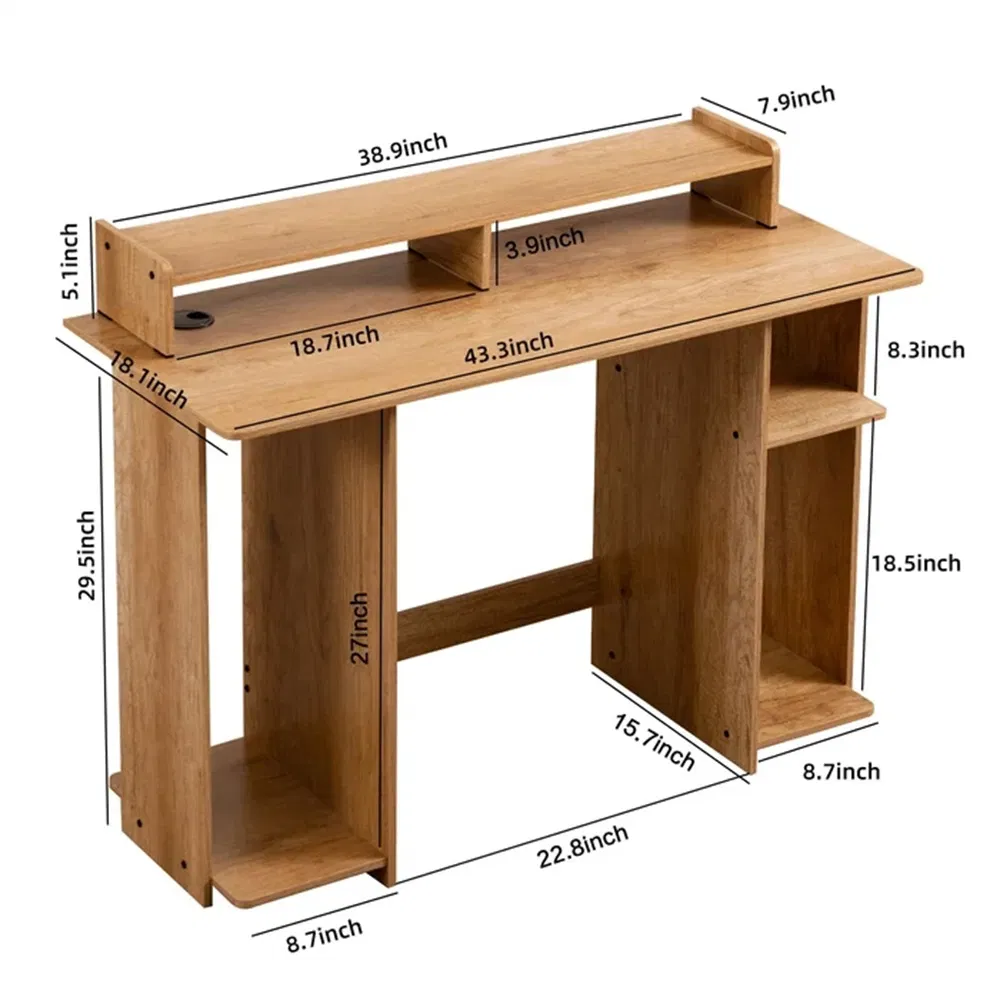 Flat Pack Home Furniture Wooden MDF Bedroom Office Student Writing Table Gaming Computer Desk
