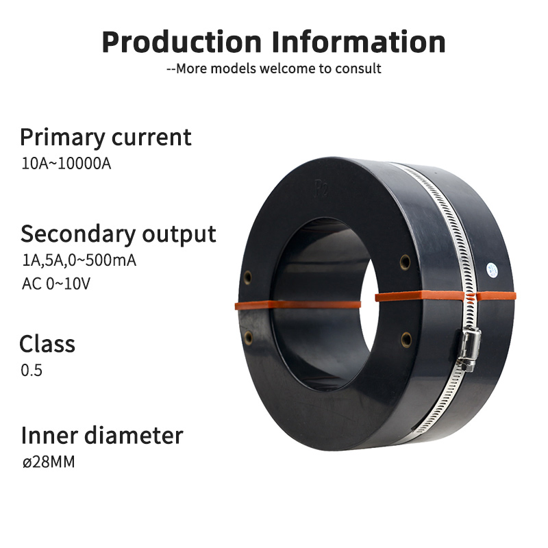 Outdoor Split Core Waterproof IP65 120mm Current Transformer