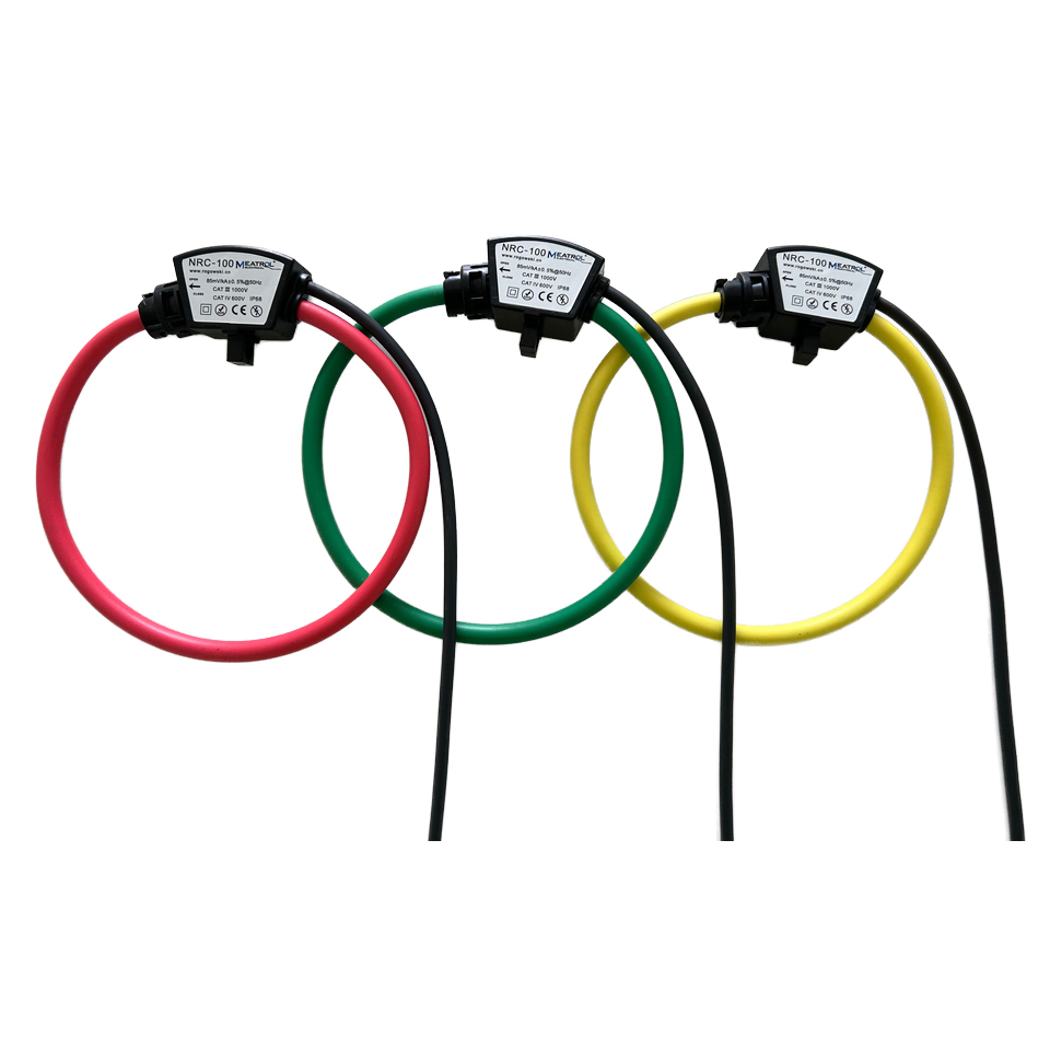 IP68 Rogowski Coil Current Probe Three Phase Flexible Current Transformer Rogowski CT Sensor