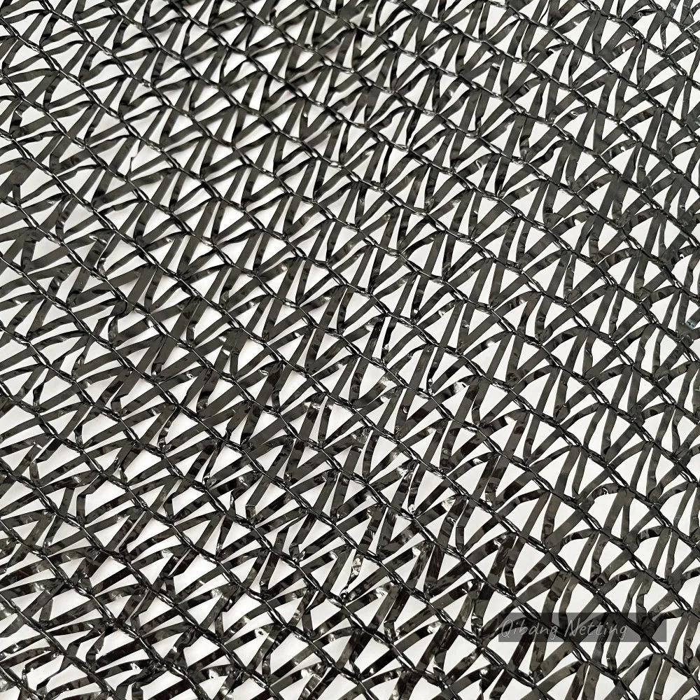 UV Resistant Black HDPE Raschel Knitted 50%/60%/70% Sun Shade Net for Agricultural Farm Greenhouse Horticulture Nursery Plant Vegetable Garden