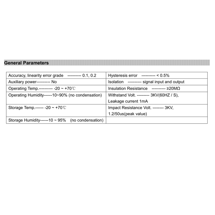 2-Wires 4-20mA Current Loop Signal Transformer
