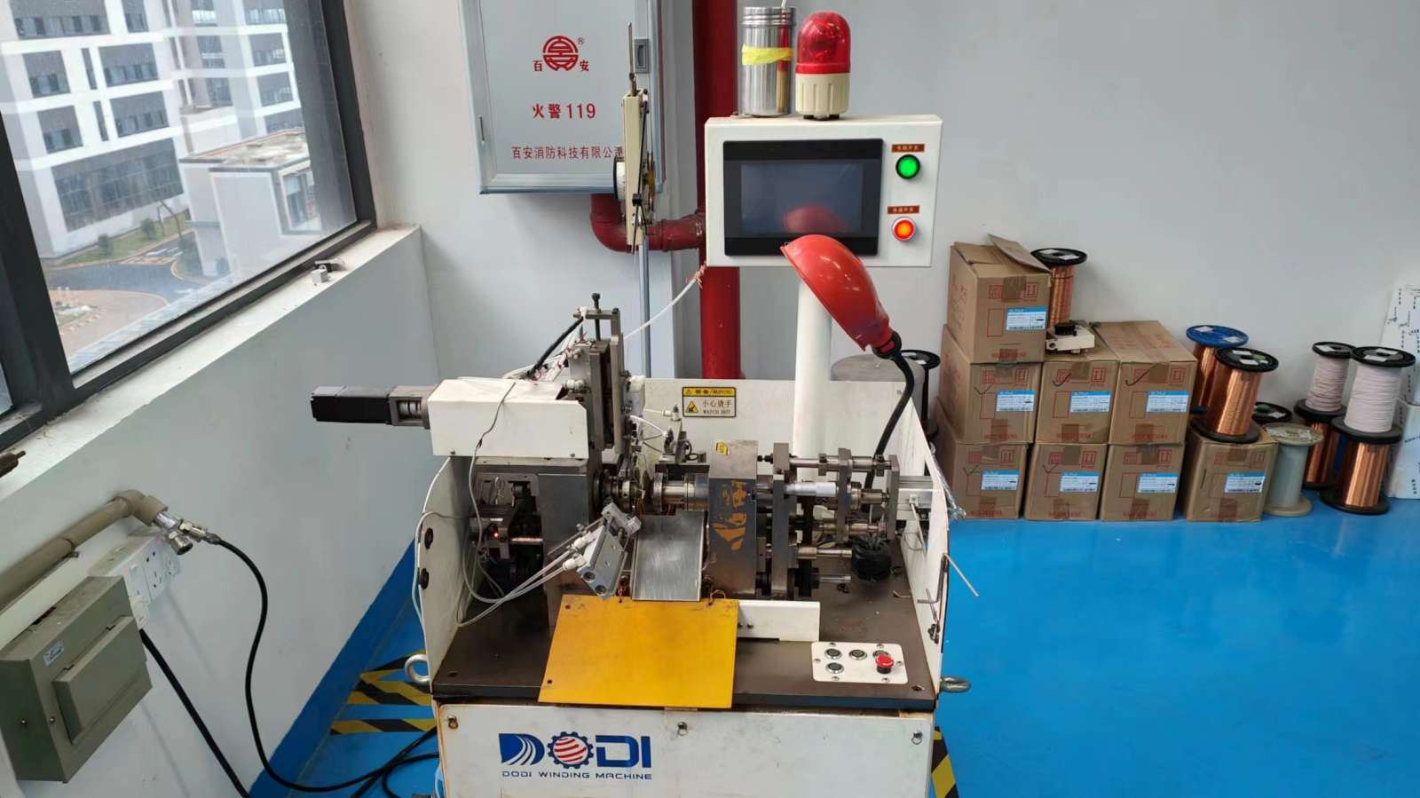 Coil winding machine for current transformer production