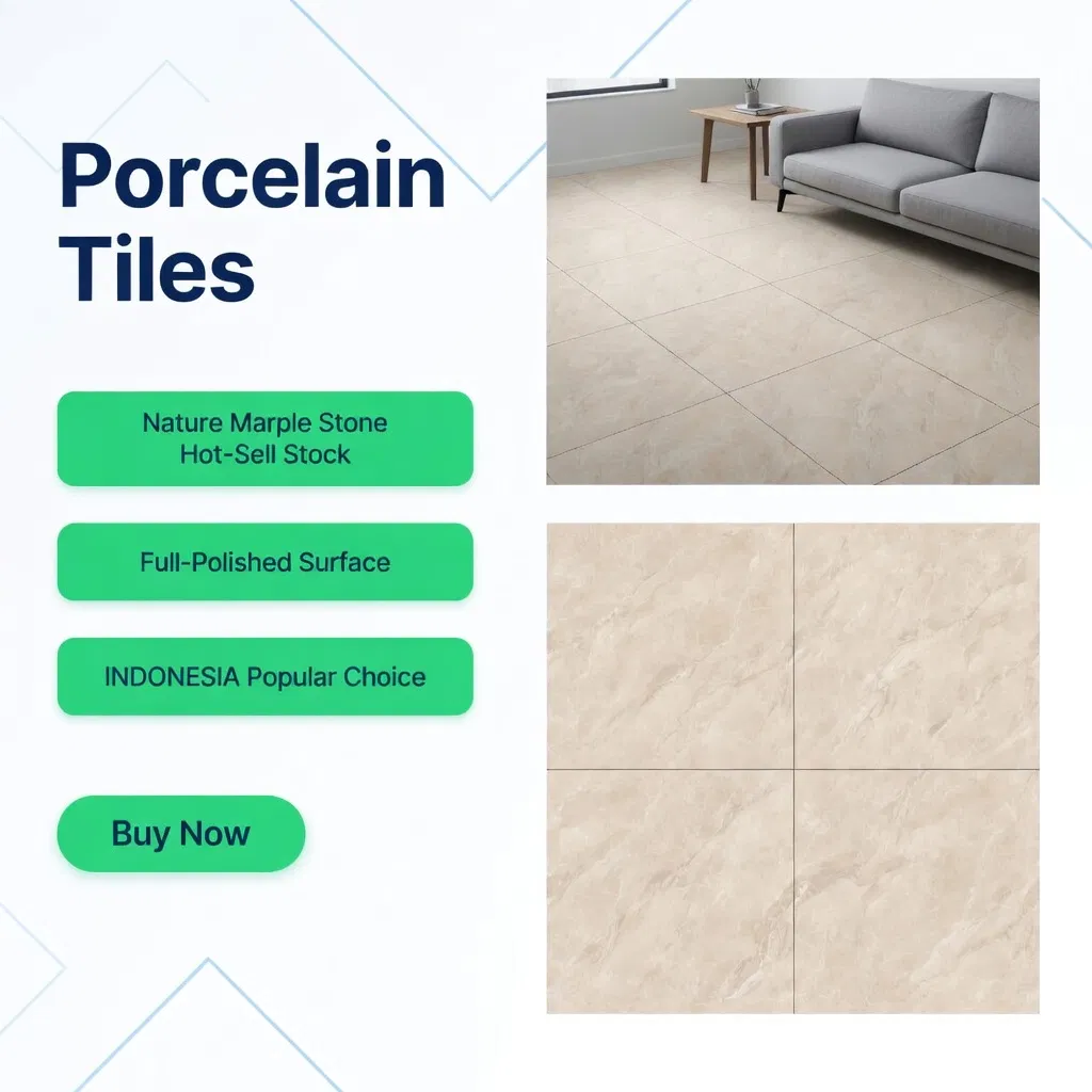 Orange Nature Marble Design Porcelain Ceramic 600*600 Full-Polished Tile for Entryway Accent Walls and Living Room