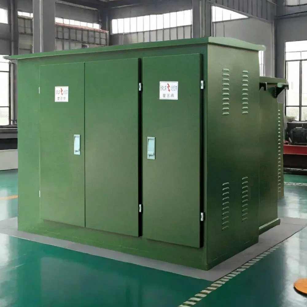 13.8kv/0.48kv America Style Cabinet Prefabricated Substation Pad Mounted Transformer for Renewable Energy Storage