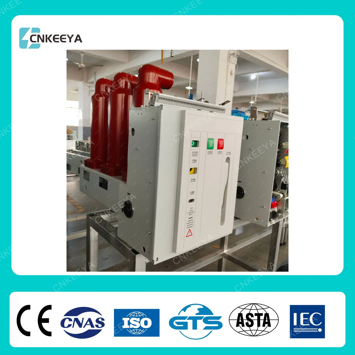 Cnkeeya Electric Type Normal Wooden Case Residual Current Vacuum Circuit Breaker