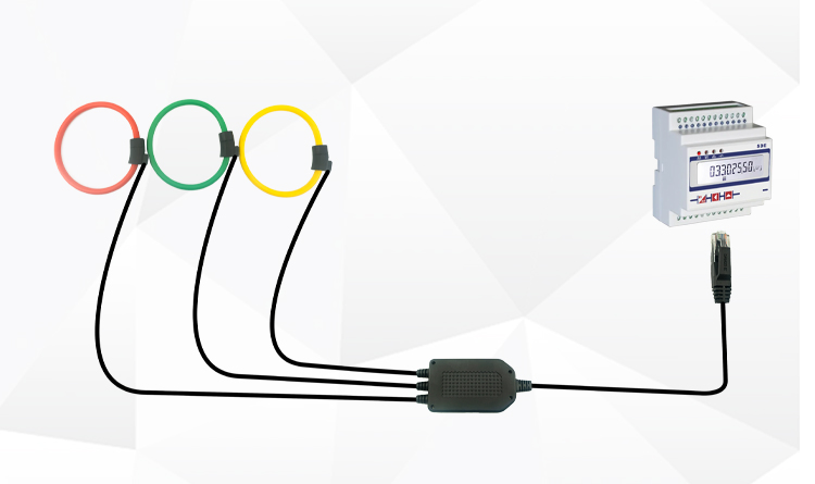 TR Open Close Three-Phase Flexible Rogowski Coil Current Transformer for High Current Instrument Measurement, 10~2000A