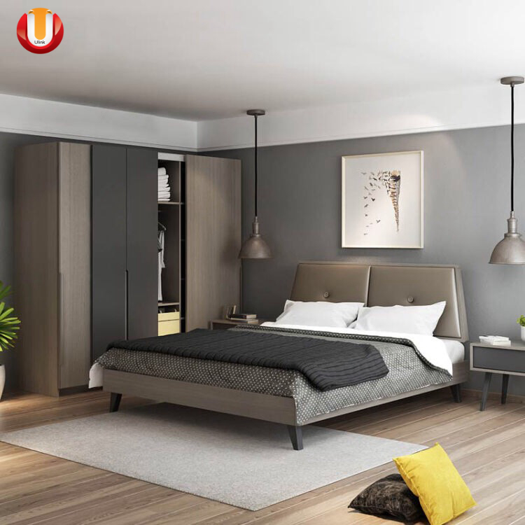 Wholesale Modern Office School Sofa Bedroom Sets Kitchen Apartment Dining Hotel Living Room Wooden Bedroom Home Furniture