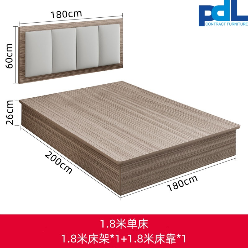 Modern Bedroom Furniture 3 Star Hotel Bedroom Guest Room Set Furniture