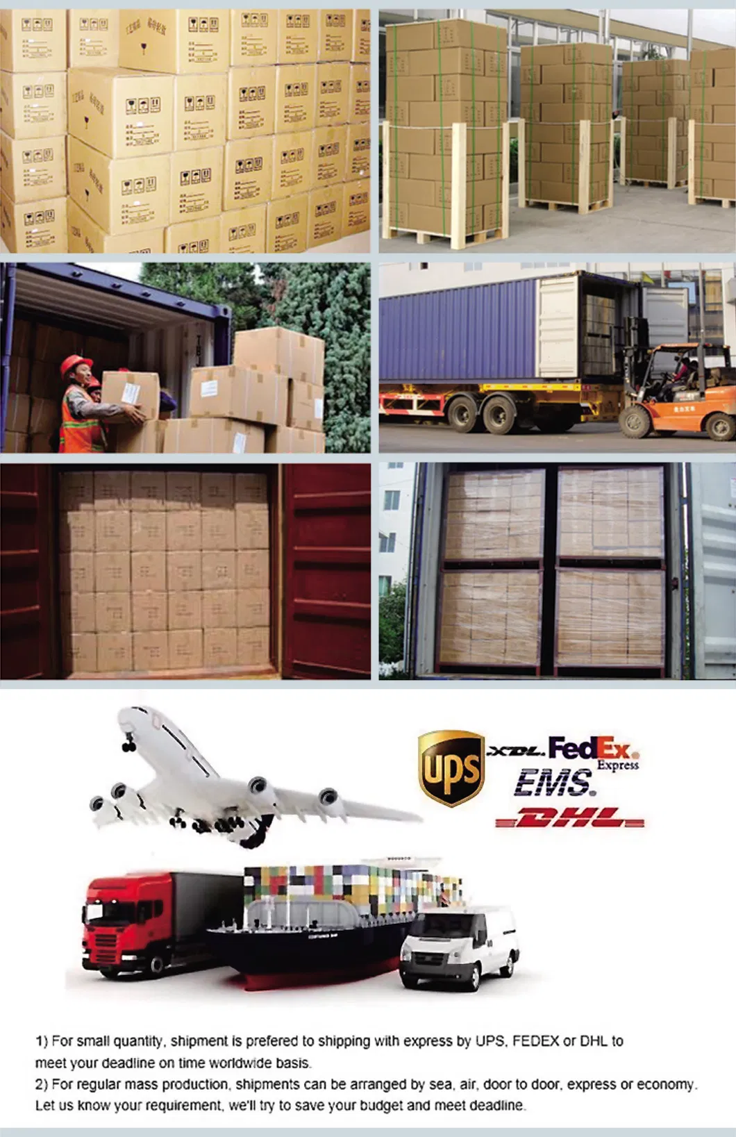 Packing and Delivery