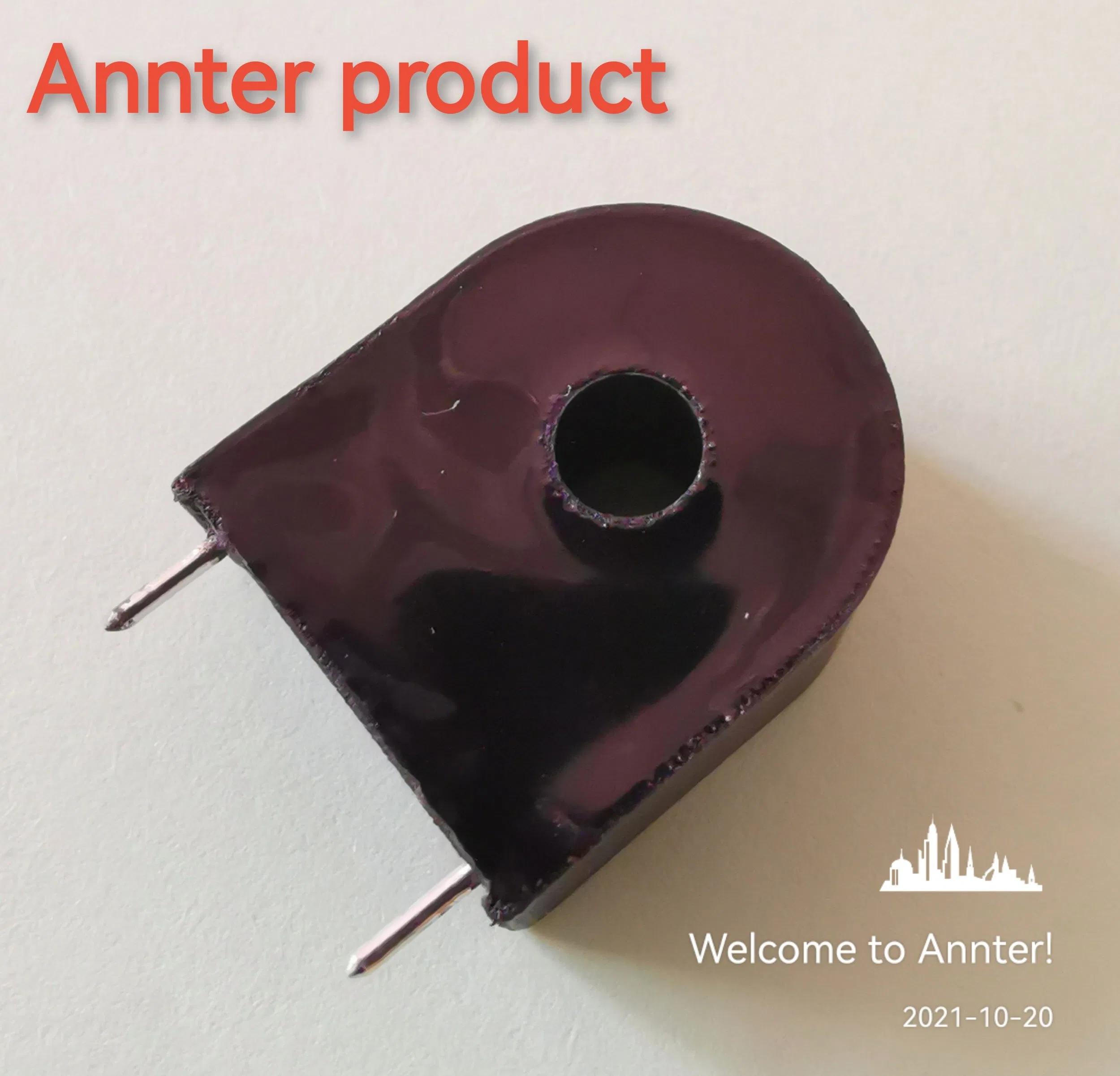 Zero-Phase Current Transformer with Ferrite Core, High Accuracy Sensor for Power Transducer 1: 100