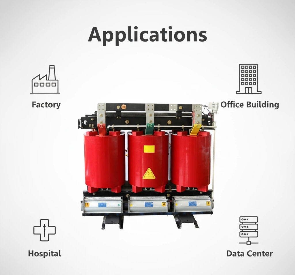 2500kVA Electrical Electric Dry Type Power Distribution Transformer for Industrial Use