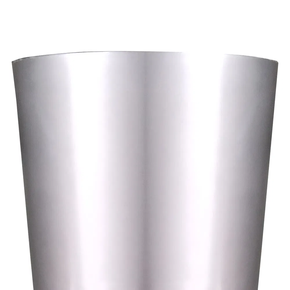 Multi-Use Tall Tapered Metal Planter Antique Finish Galvanized Steel Pot for Entryway Patio Garden