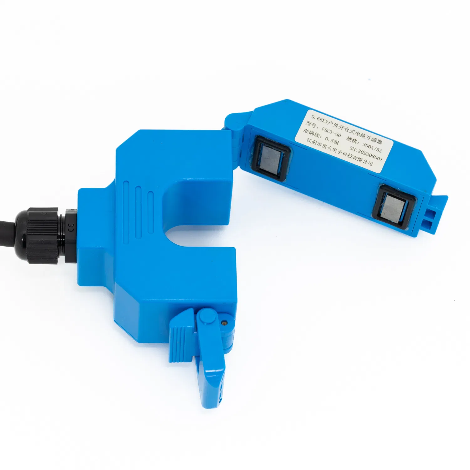 IP67 Xh-Fsct-T30-300/5A Outdoor Waterproof Split Core Cts Current Transformer 0.5% Accuracy 5va Clip on Type