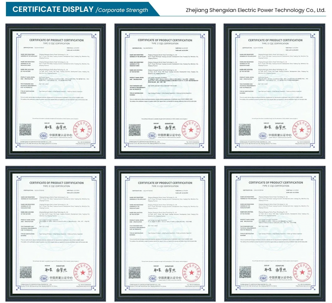 Certifications