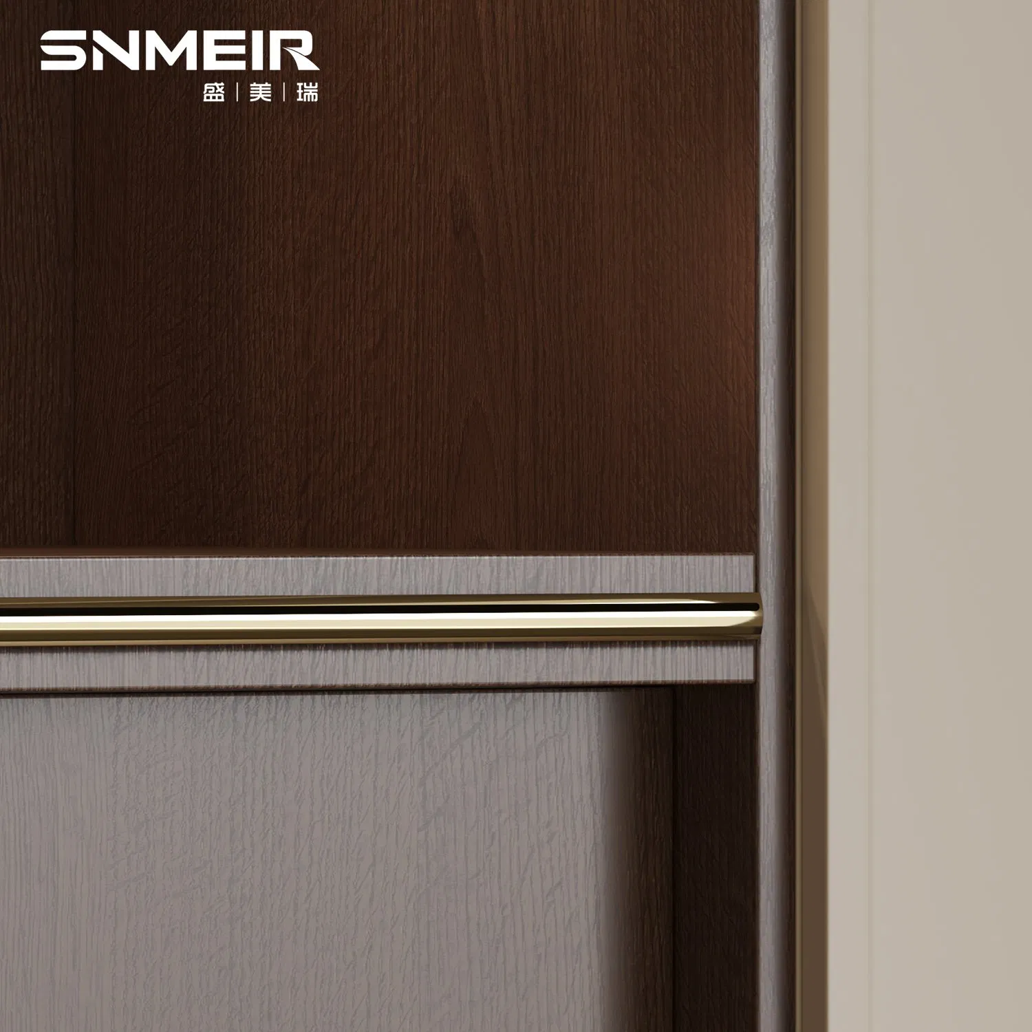 Premium Gold Stainless Steel Corner Trim for T-Profiles