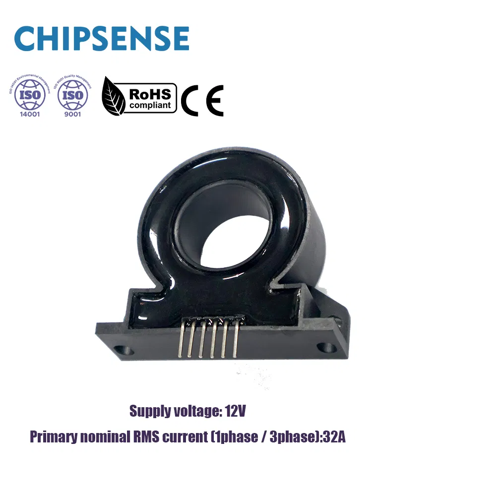 B-type RCD Series Fluxgate Current Sensor for Electric Vehicle Charge Station Base on FR3V PB800