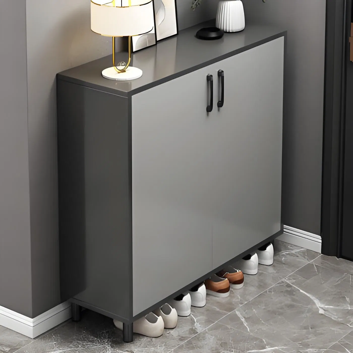 Stylish 2025 Yuanfu Entryway Shoe Cabinet for Modern Living Spaces