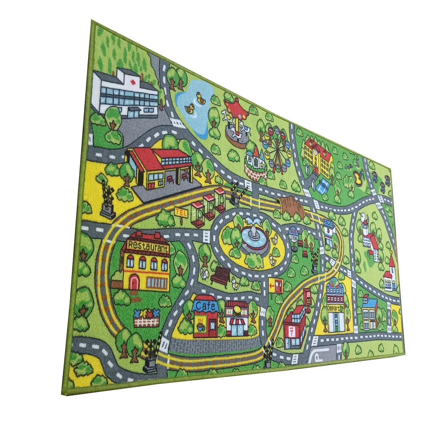 Children Educational and Fun Play Area Rugs Non Slip Washable Nursery Carpets Alphabet Floor Mat for Kids Room