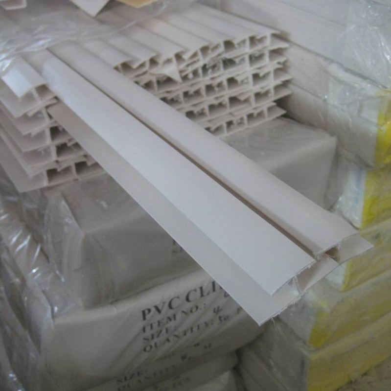 Factory Plastic Wall Ceiling Panels Accessories PVC Clips H/L/U Corner