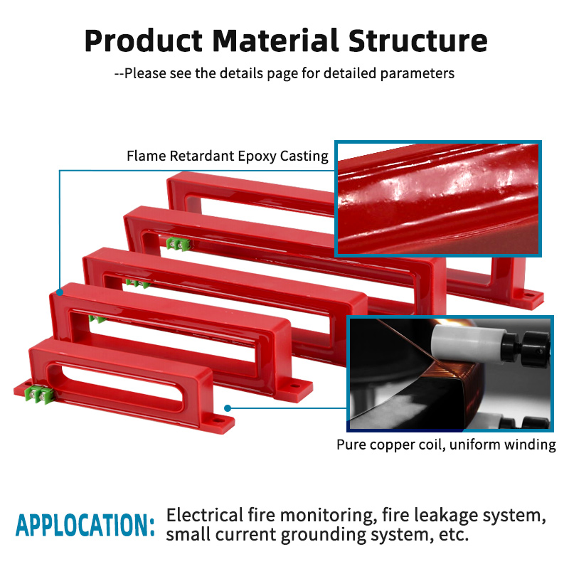 CE Heyi Zct 100A-2000A Zero Phase Current Transformer for Fire Monitoring