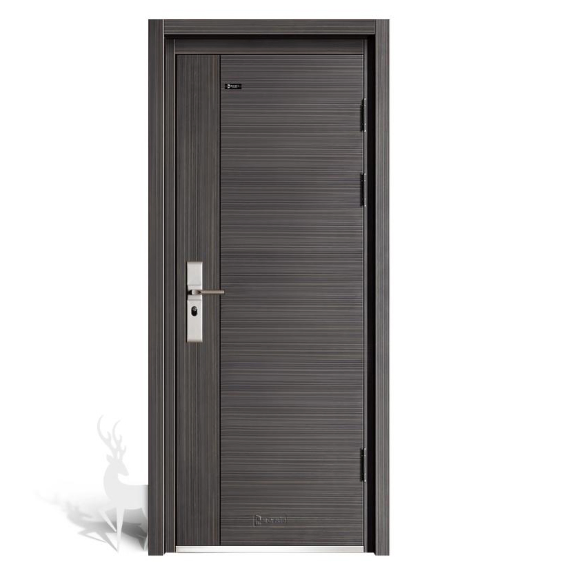 18. Modern Simple Security Entrance Modern Antitheft Turkey Exterior Metal Steel Door Stylish for Home Office Entryway