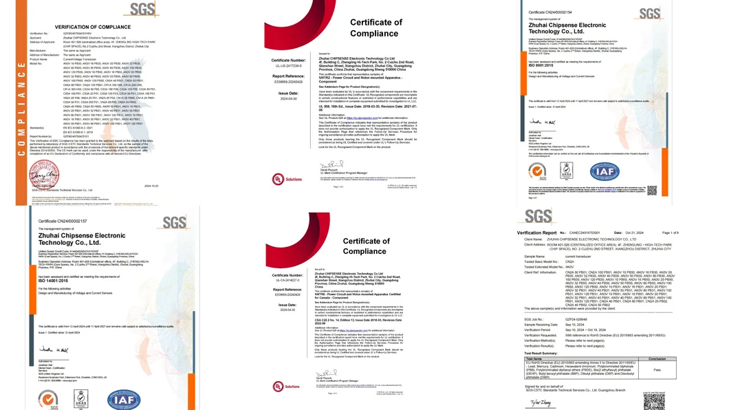 Product Certifications