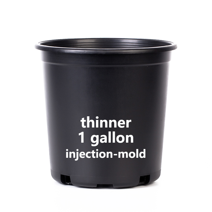 Customized Injection Molding Process Round Plastic Fabric Gallon Nursery Flower Pots