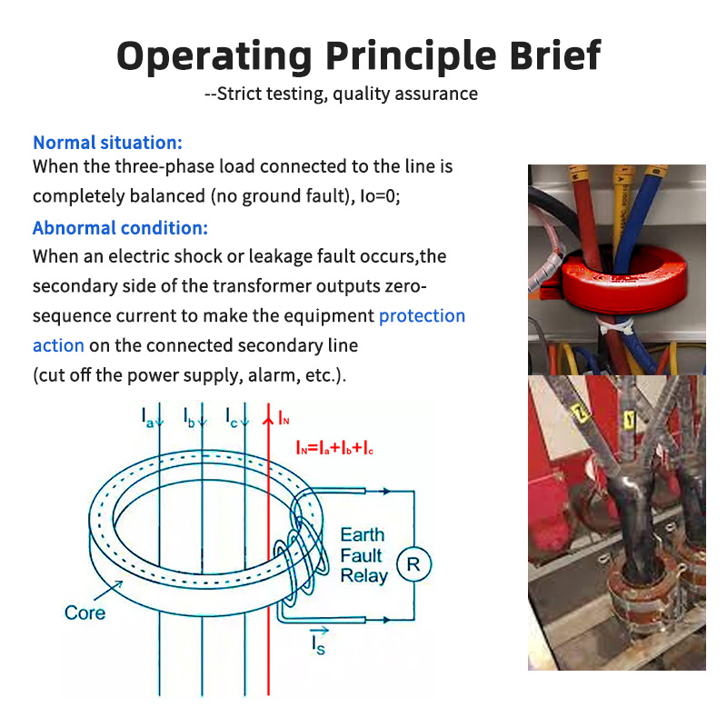 Ctk Type Earth Leakage Current Transformer Zero Phase Current Transformer
