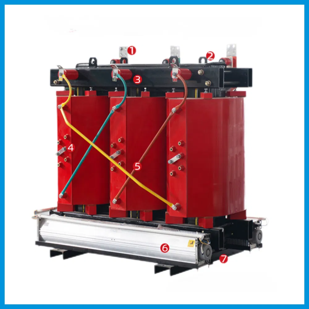 High Voltage Copper Winding Three Phase Cast Resin Dry Type Distribution Transformer