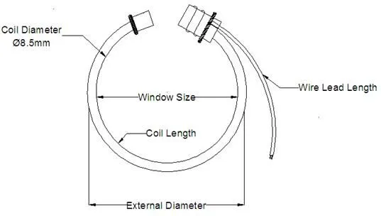Rogowski Coil Drawing 1