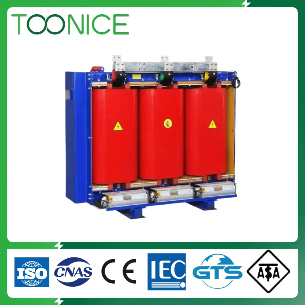 IEC Standards Electrical Power Distribution 30kVA-6300 kVA 3 Three Phase Epoxy Cast Resin Dry Type Manufacturer Voltage Transformer Price