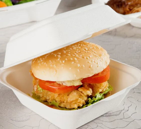 Wholesale  Disposable Biodegradable Sugarcane Bagasse Take Away Lunch Box with Lid Suppliers, Factory