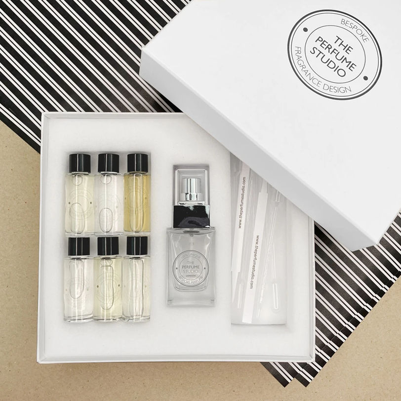 Custom Luxury Perfume Sample Box for Men and Women Recycled Materials with Embossing Printing Cosmetics Bottle Packaging Gift