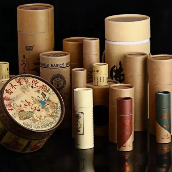 OEM Customized Eco-Friendly Recyclable Push-Up Paper Tube Cylinder Cosmetics Packaging Option Manufacturer, Manufacturers