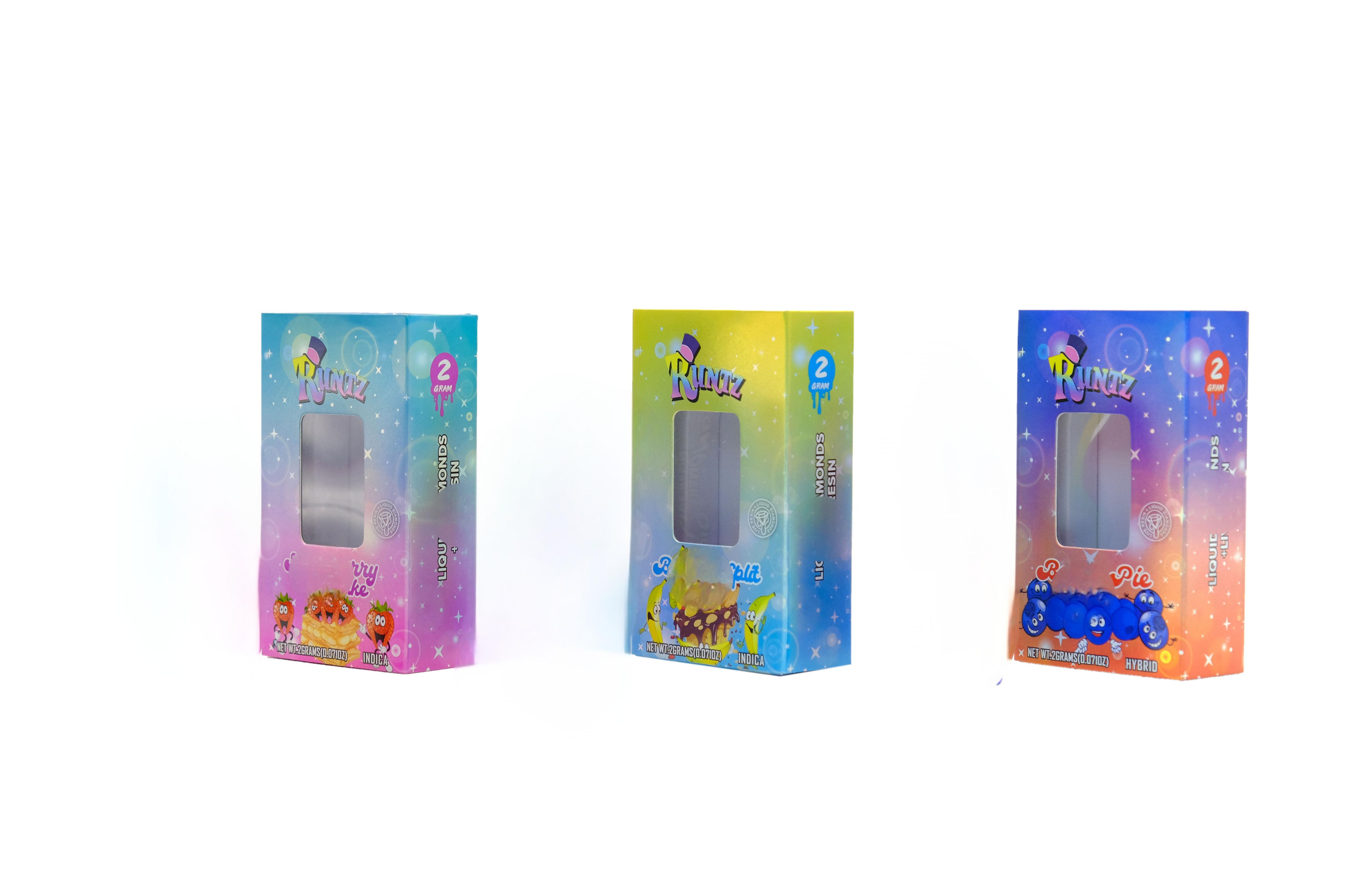 Custom New Runtz 1g/2g Magnetic Box • Inner Box with Window Design Supplier, Suppliers