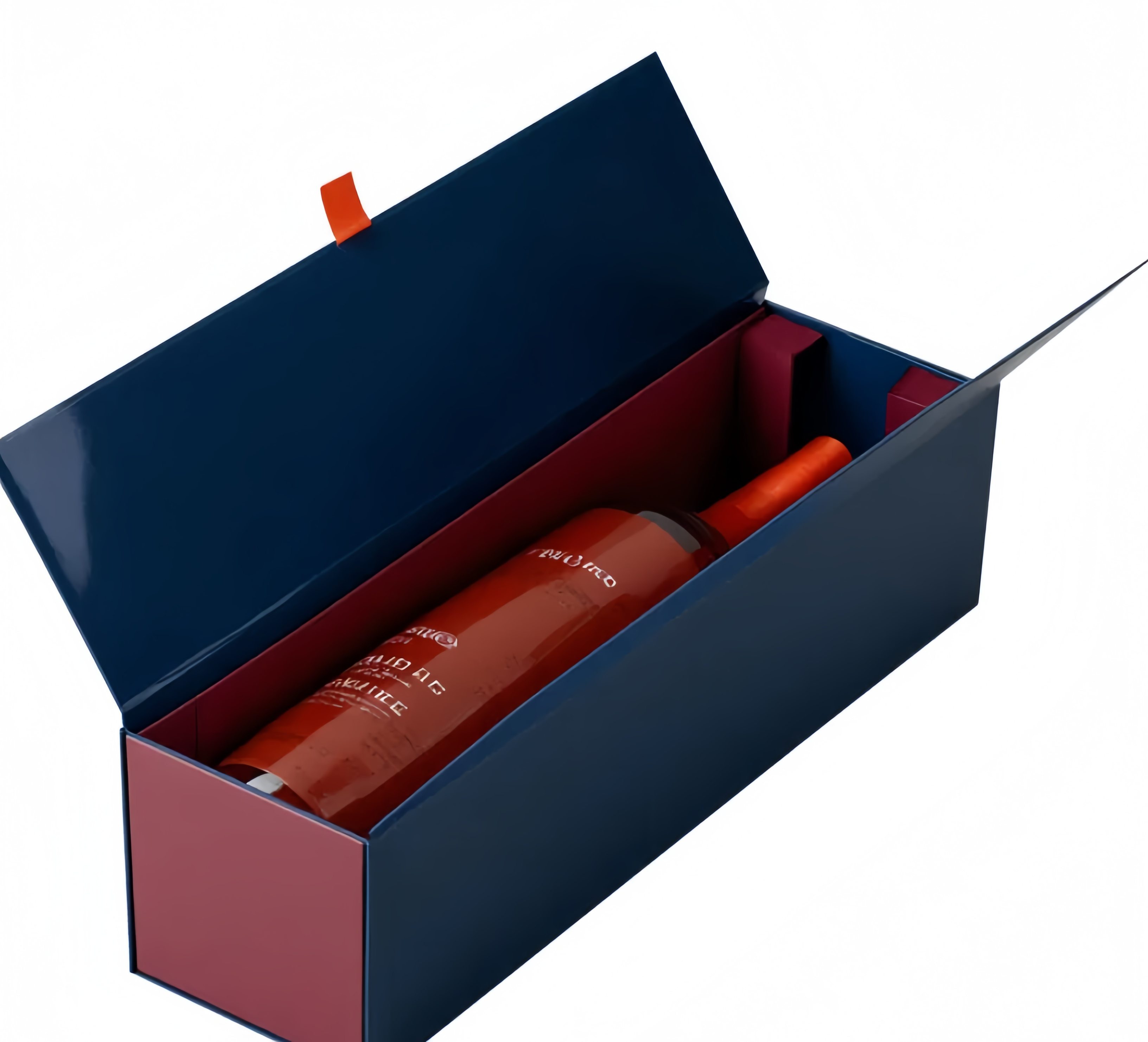 Custom Luxury Black Magnetic Gift Box for Whiskey, Wine, Champagne & Vodka Packaging