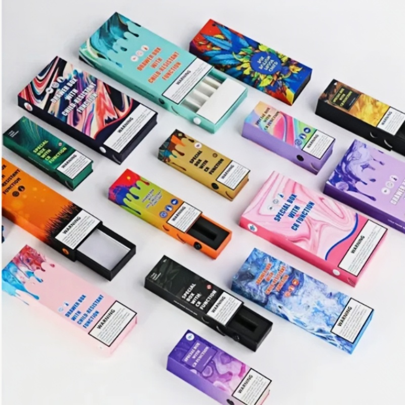 OEM  Child Resistant Child Proof 510 Vape Cartridge Pre Roll Paper Packaging Boxes Supplier, Suppliers