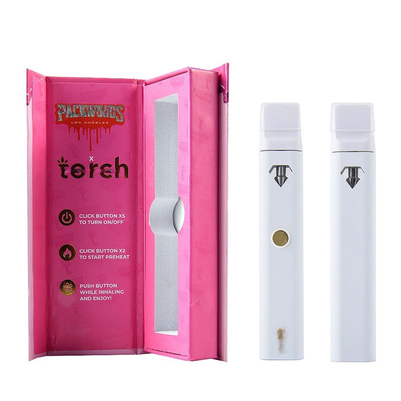 Custom Packaging Box for Packwoods Torch 1g, Magnetic Packaging Box with Sponge Lining