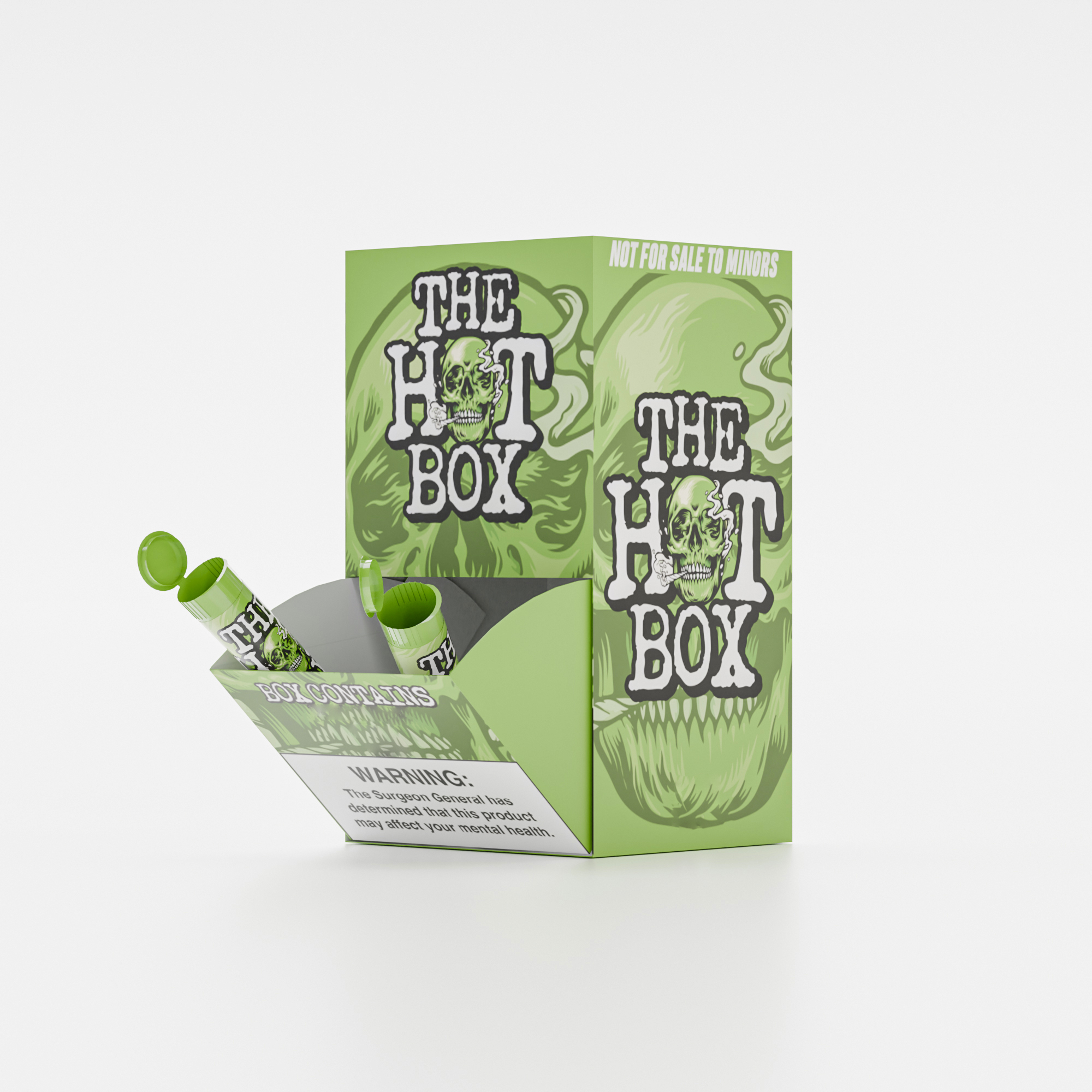 Custom Logo Printed Cardboard Packaging Box Retail Display Cases Sliding Cover Design Drop Box for Pre Roll Packaging
