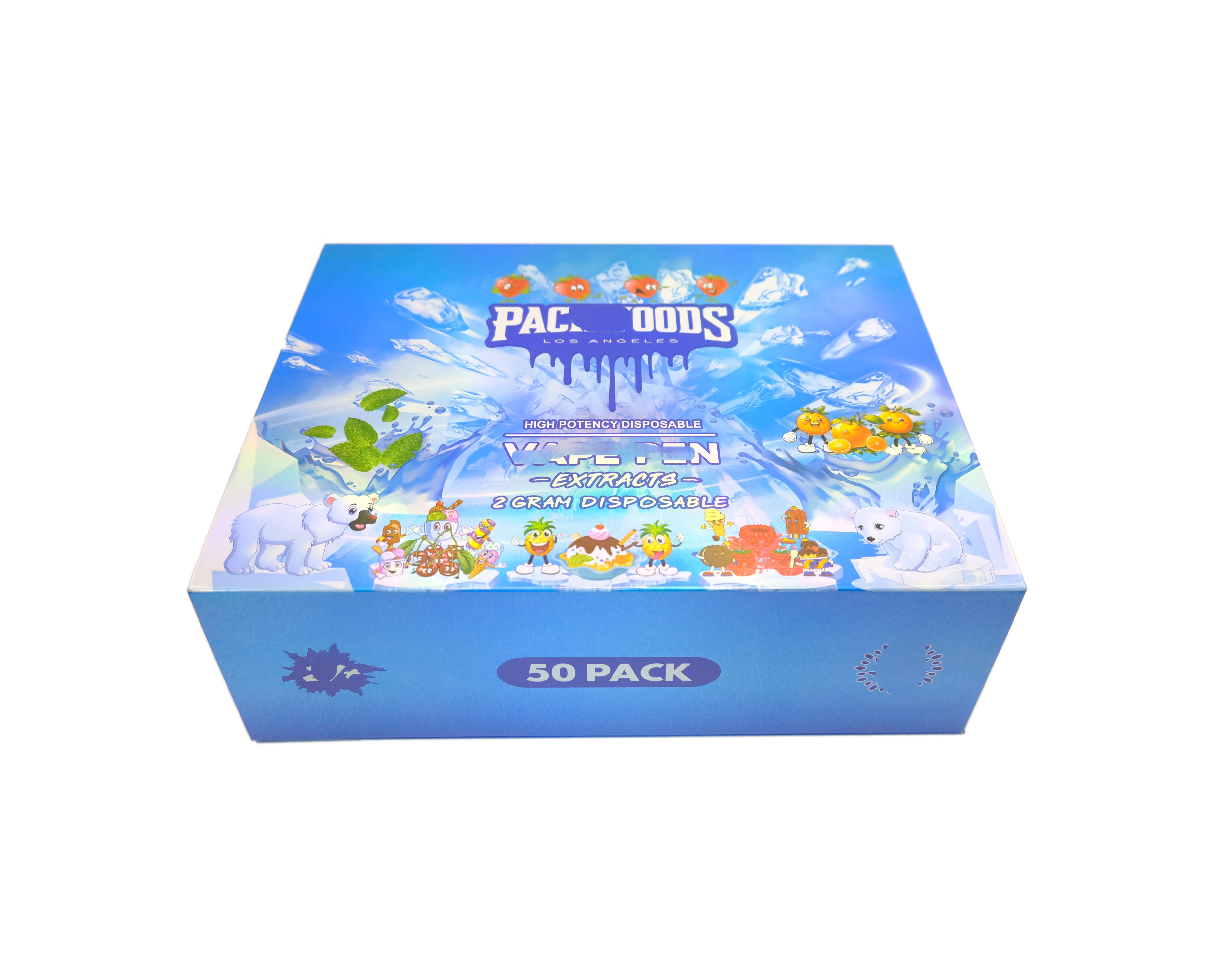 ODM Packwoods 2G blue new-style packaging box Manufacturers, Suppliers