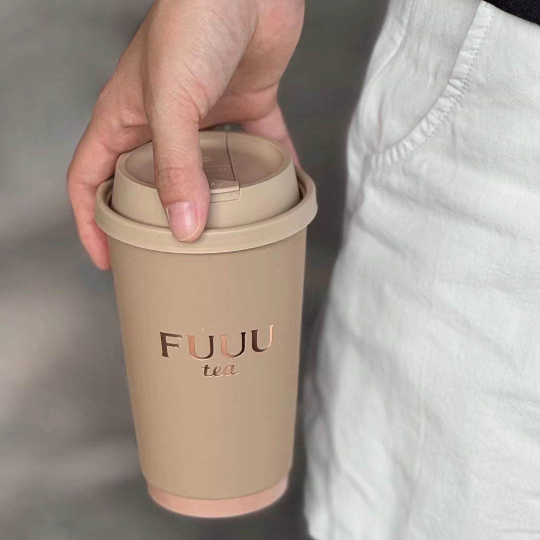 OEM Elevate Your Coffee Experience with Custom 16oz Double Wall Rose Gold Touch Paper Cups Suppliers, Factory