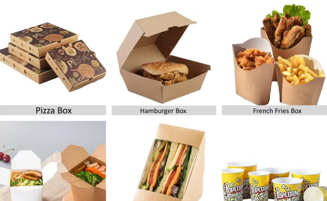 Recyclable Kraft Food Container