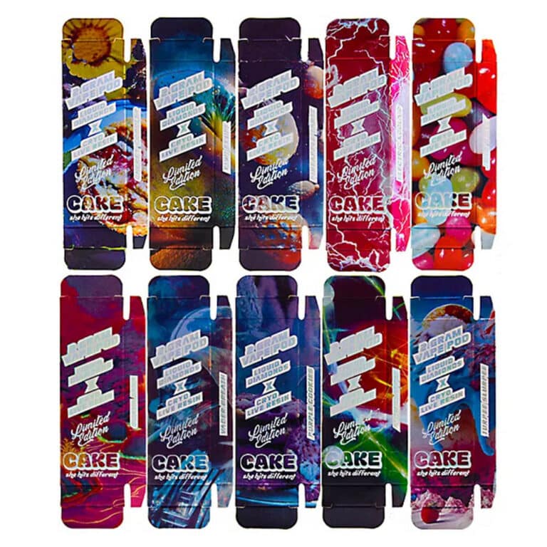 Custom Cake Gen7 Disposable 2g Empty Cartridge Magnetic Closure Packaging Box (Custom Logo Available) 10 Flavors Manufacturer, Suppliers
