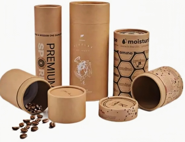 OEM Customized Eco-Friendly Recyclable Push-Up Paper Tube Cylinder Cosmetics Packaging Option Manufacturer, Manufacturers