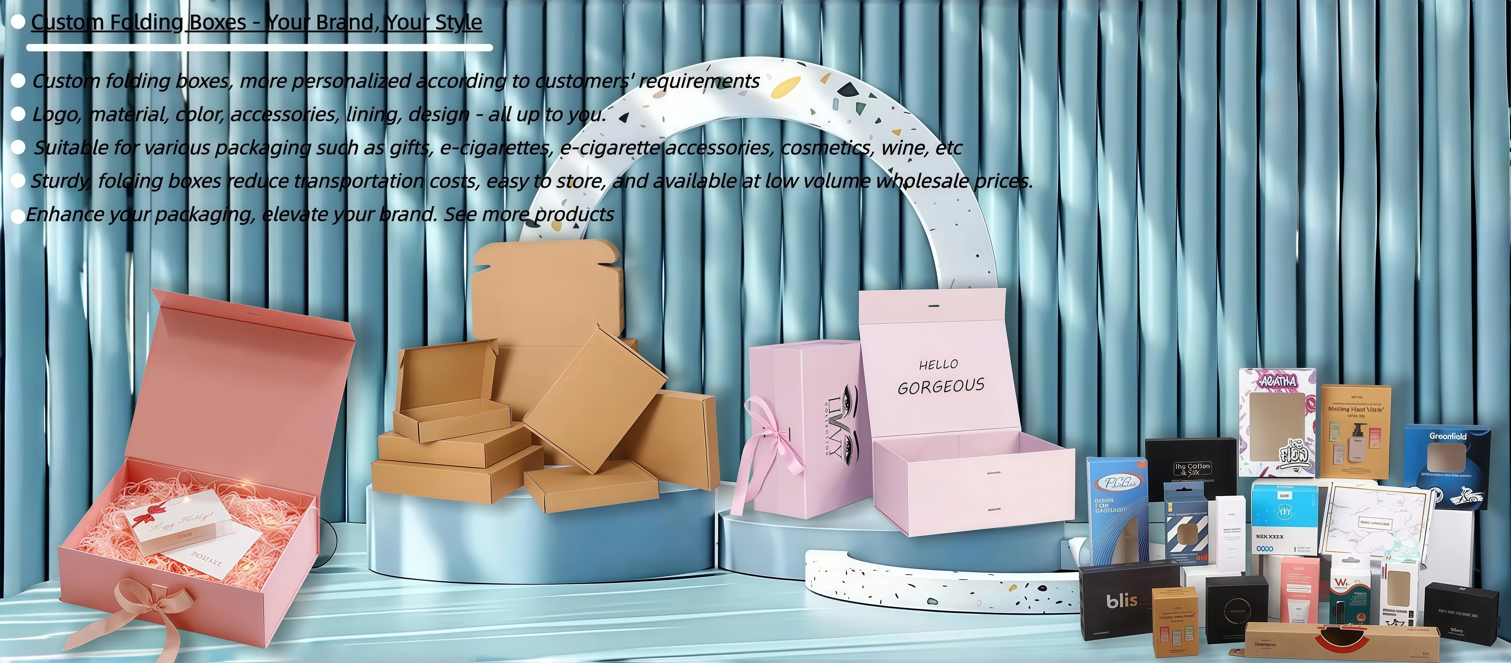 Brightpack luxury rigid boxes and custom food packaging manufacturer